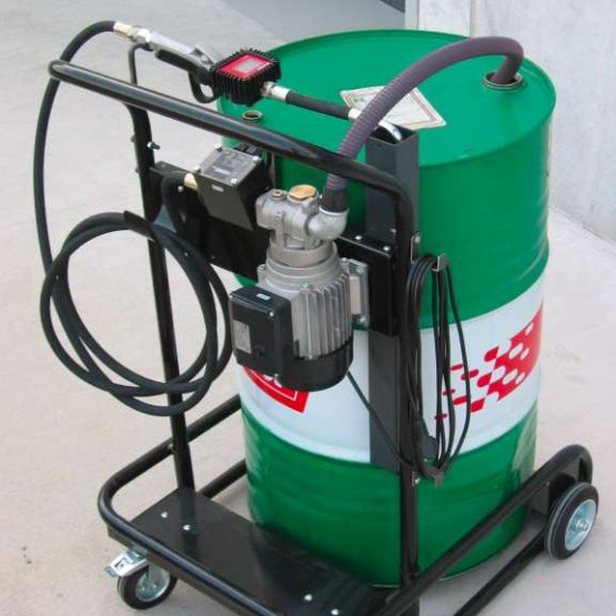 Mobilný vozík na čerpanie oleja z 200L suda